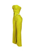 Imari Button Detail Tube Top & Pants SET